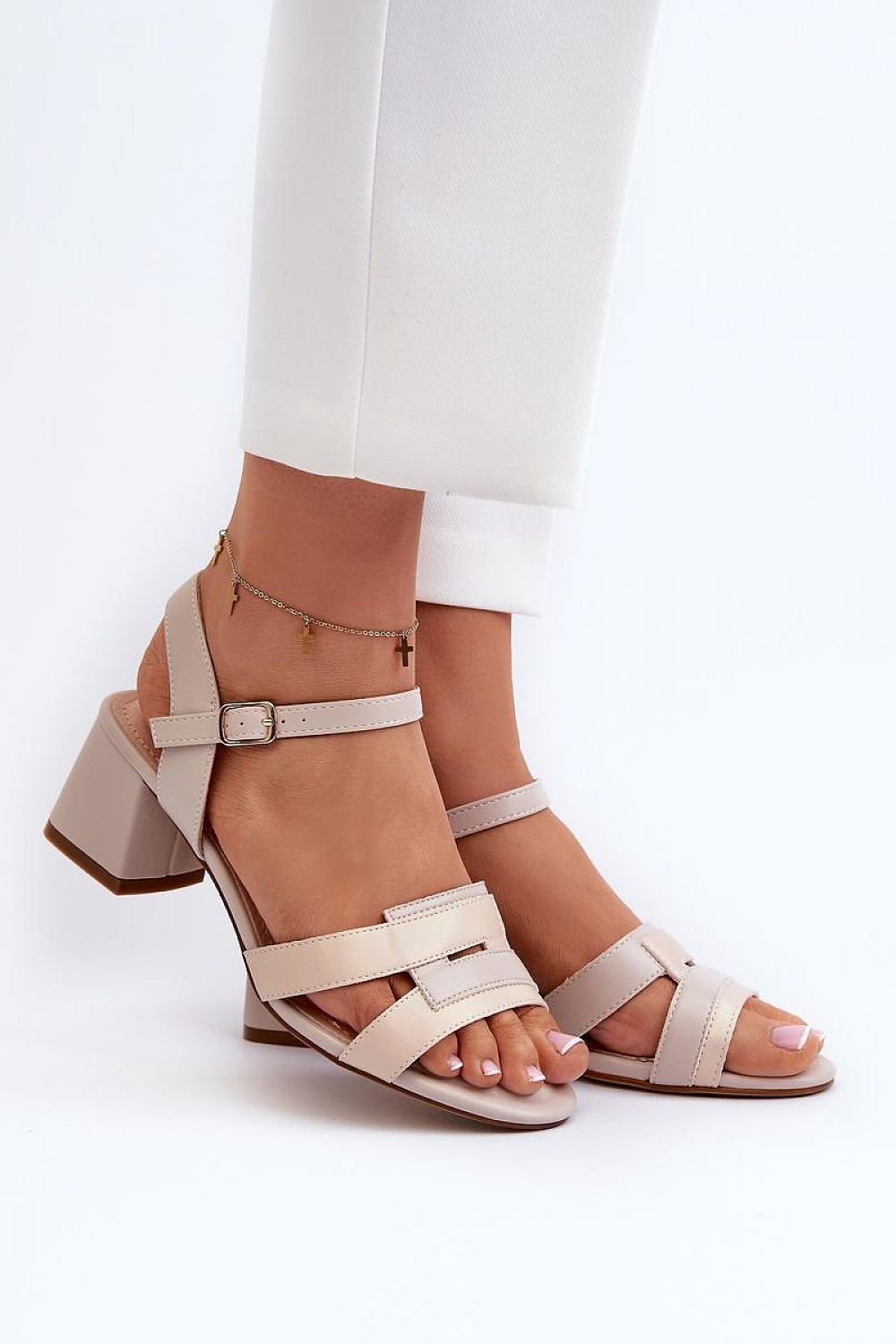 Heel sandals model 197096